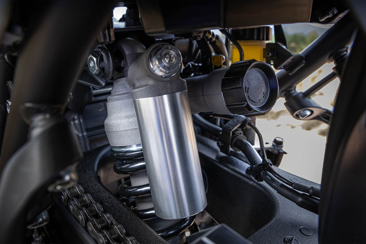Rally developed rear suspension