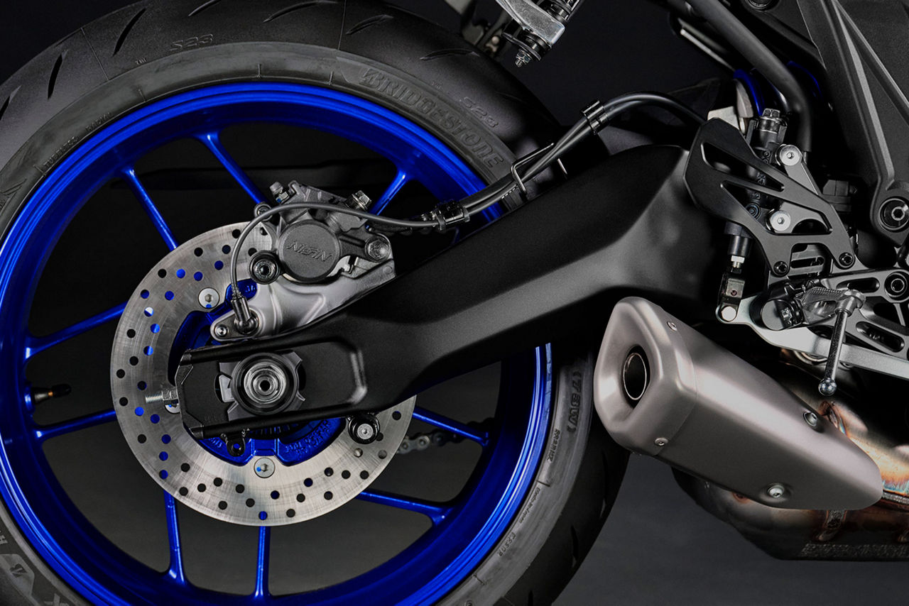 New frame and swingarm