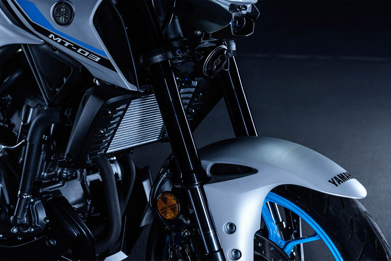 Upside-down front forks